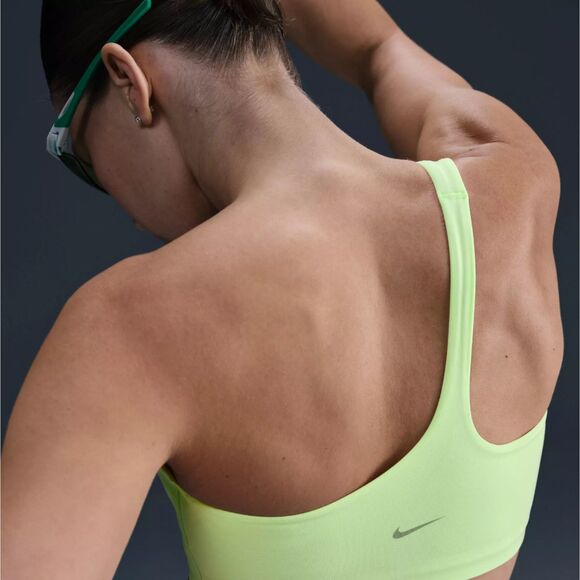 Nike Zenvy Asymmetrical Women's Light-Support Padded Sports Bra XS Green - Picture 3 of 4